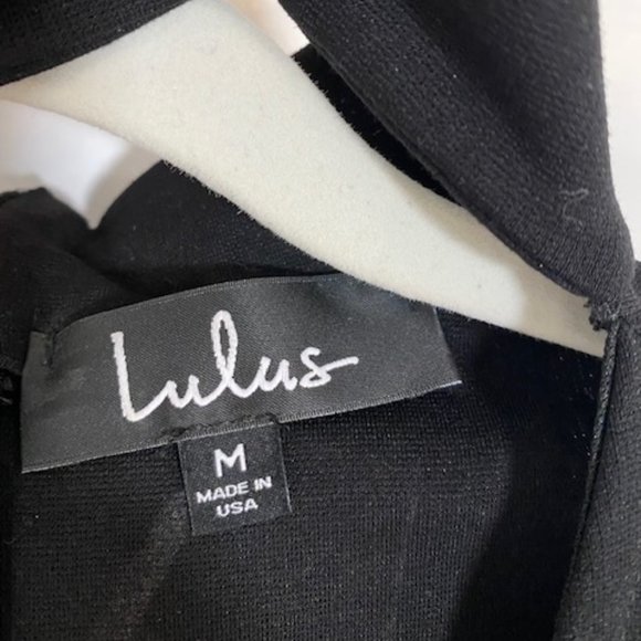 Lulu's Powerhouse Black Bodysuit NEW WITH TAGS - Picture 6 of 7